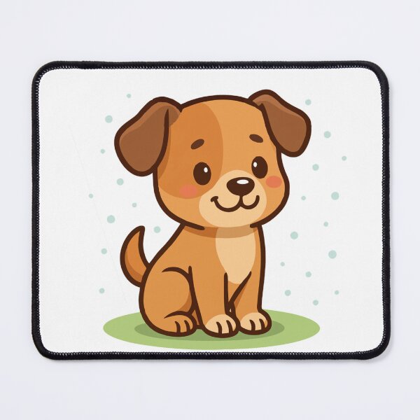 Item preview, cartoon puppy with big eyes designed and sold by EchoOfSilence.