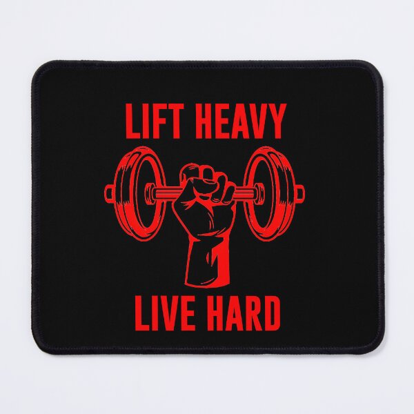 Item preview, Lift Heavy Live Hard Gym Design designed and sold by UnshieldArt.