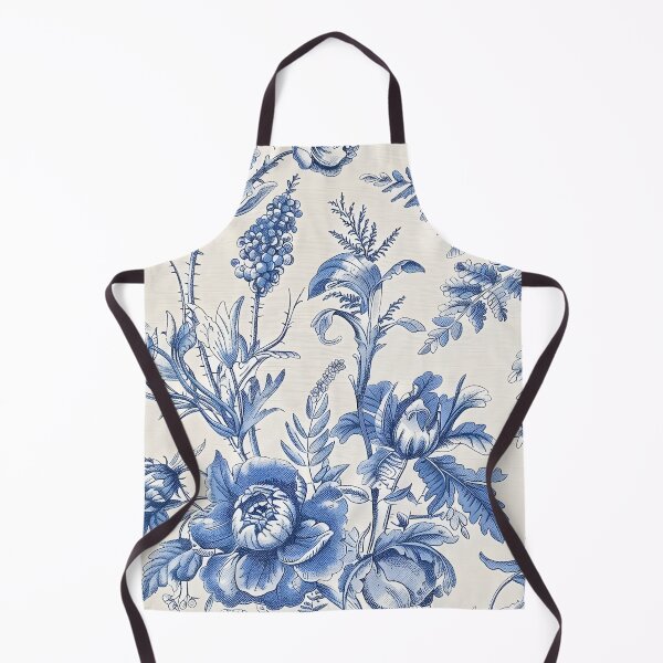 Item preview, Blue Toile Garden – Timeless Botanical Elegance designed and sold by jennifer-sue.