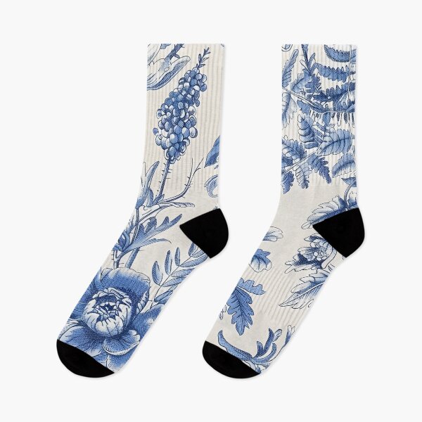 Item preview, Blue Toile Garden – Timeless Botanical Elegance designed and sold by jennifer-sue.