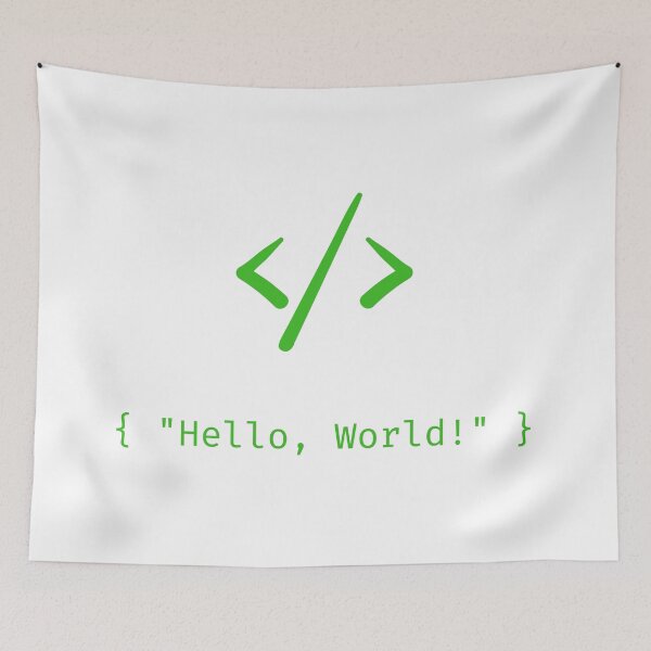 Item preview, Hello World "first GEEK program " designed and sold by Mahakamel.