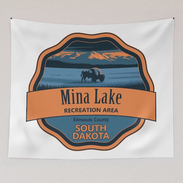 Item preview, Mina Lake Recreation Area, Edmonds County, South Dakota designed and sold by Wanderful-roads.
