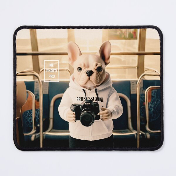Item preview, [ME] French Bulldog Pro Photographer 14 (Reporter on the bus) designed and sold by S9View.