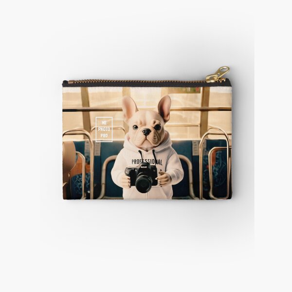 Item preview, [ME] French Bulldog Pro Photographer 14 (Reporter on the bus) designed and sold by S9View.
