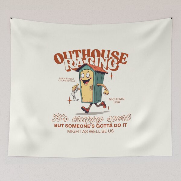 Item preview, Outhouse racing, it's crappy sport designed and sold by Peerless-Prime.