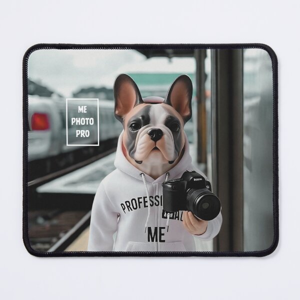 Item preview, [ME] French Bulldog Pro Photographer 10 (Train Station) designed and sold by S9View.