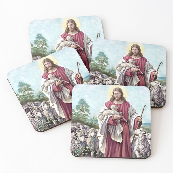 Item preview, Jesus, The Good Shepherd, The Lord is my Shepherd, Psalm 23 designed and sold by hispanicworld.