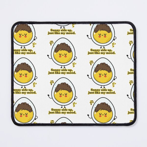 Item preview, Sunny Side Up Just Like My Mood Funny Egg Stickers Meme designed and sold by mimicrafts516.