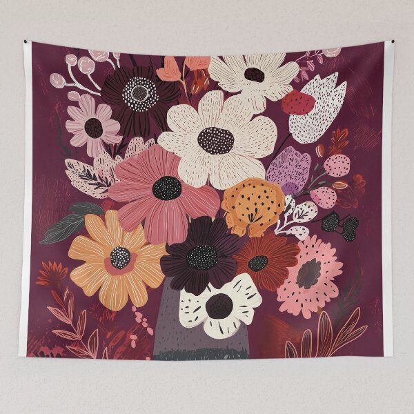 Item preview, 1993 Lush Seasonal Bouquet designed and sold by nikoart001.