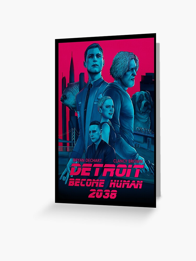 Detroit: Become Human Connor RK800 Android Greeting Card for Sale