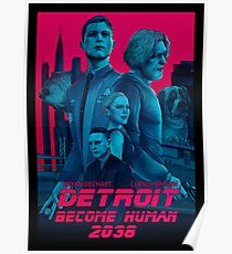 Póster Detroit se convierte en humano 2038