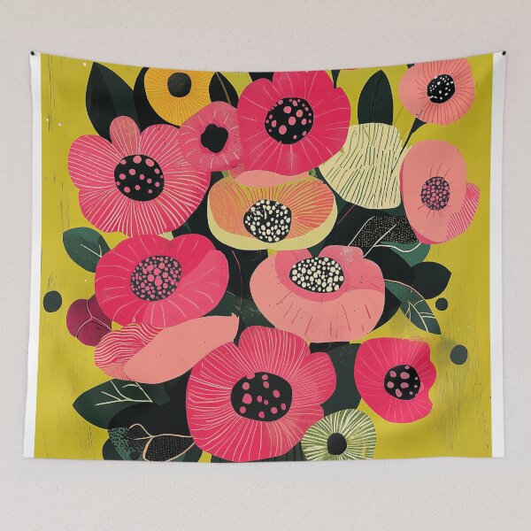 Item preview, 1997 Lush Seasonal Bouquet designed and sold by nikoart001.