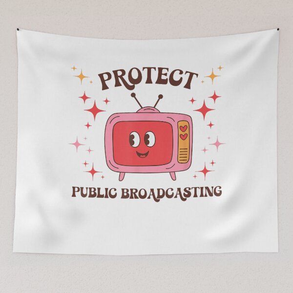Item preview, Protect Public Broadcasting designed and sold by Cute-Collection.
