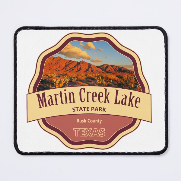 Item preview, Martin Creek Lake State Park, Rusk County, Texas designed and sold by Wanderful-roads.