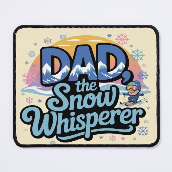 Item preview, DAD: The snow whisperer– Father’s Day Gift for Skiing Lovers designed and sold by Rajasekar.