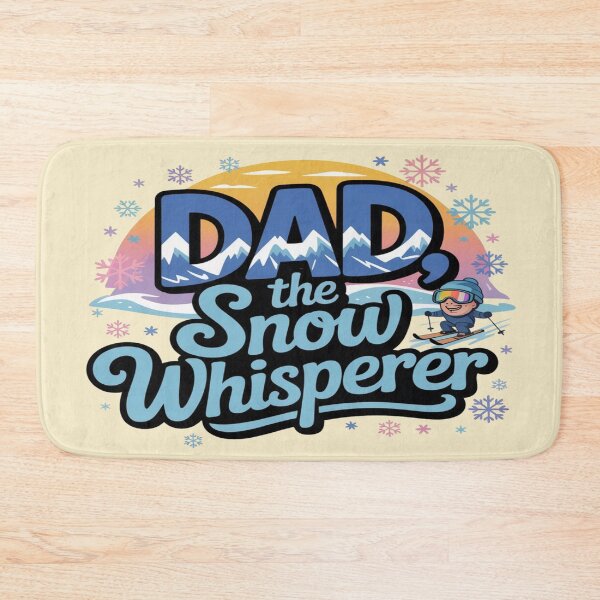 Item preview, DAD: The snow whisperer– Father’s Day Gift for Skiing Lovers designed and sold by Rajasekar.