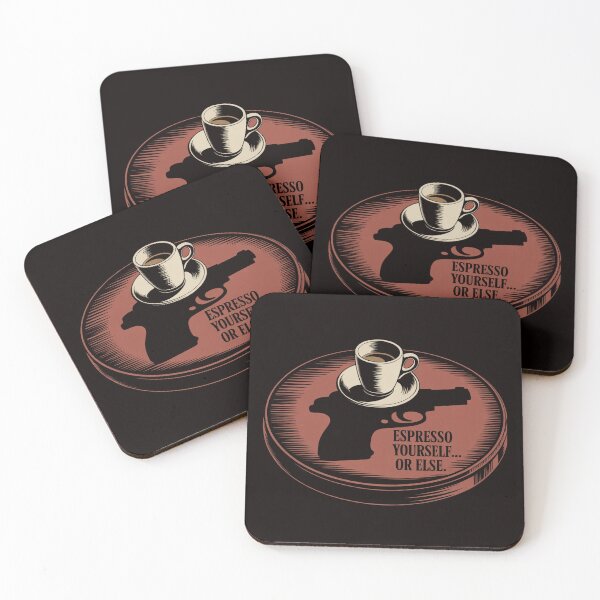 Item preview, Espresso Yourself Or Else Shirt – Italian Mafia Coffee Meme Tee designed and sold by Slavicsoul.