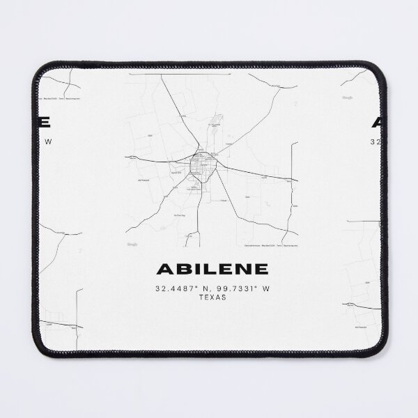 Item preview, Abilene Map Art – Western Texas Minimalist City Poster designed and sold by RM-Journey.