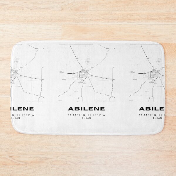 Item preview, Abilene Map Art – Western Texas Minimalist City Poster designed and sold by RM-Journey.