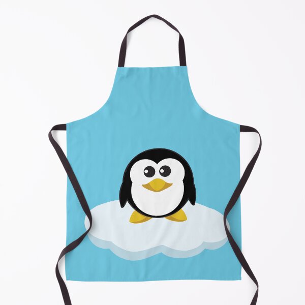 Item preview, Minimal Penguin on Ice – Simple Penguin Art Print designed and sold by Tattyarts.