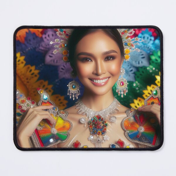 Item preview, Southeast Asian beauty, AI generated, portrait, imaginative outfit designed and sold by HerbertFlenner.