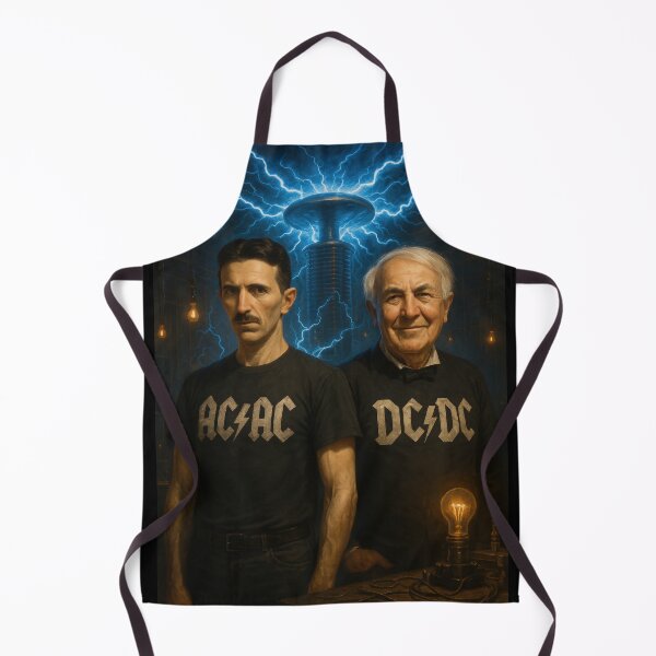 Item preview, AC/AC vs DC/DC – Tesla vs Edison Electric Showdown designed and sold by Hats in the Belfry.