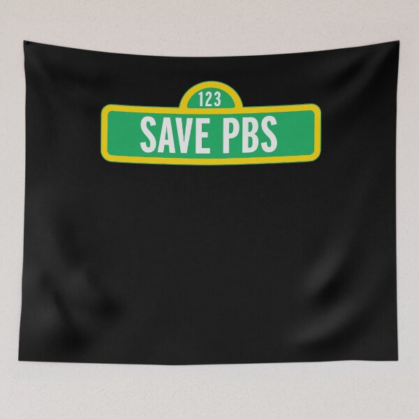 Item preview, Save PBS Defend Public Broadcasting designed and sold by Cute-Collection.