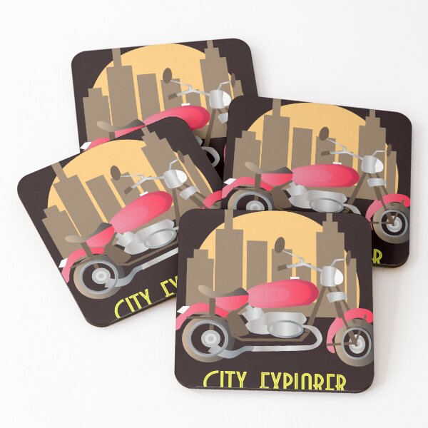 Item preview, City Explorer Motorcycle Sign designed and sold by karyalangit.