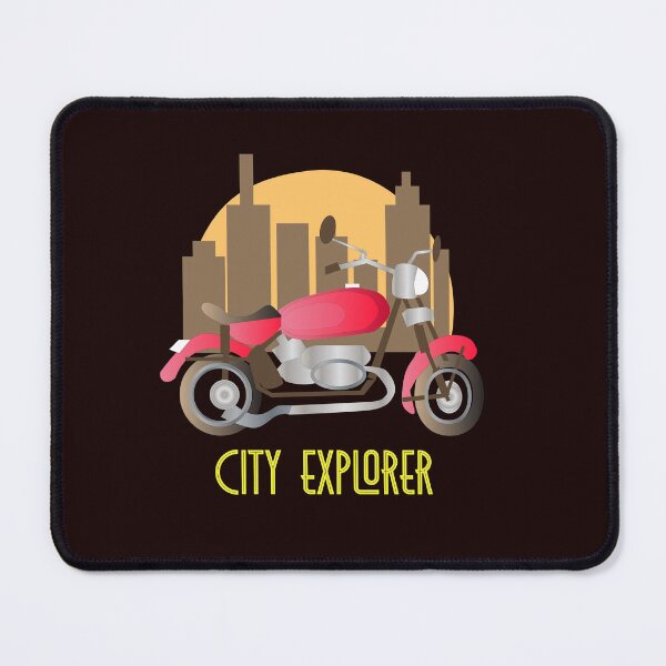 Item preview, City Explorer Motorcycle Sign designed and sold by karyalangit.