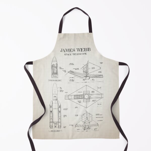 Item preview, James Webb Space Telescope (Ivory Brown Grid. Vertical) designed and sold by BGALAXY.