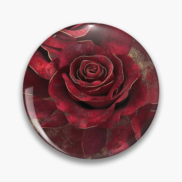 Item preview, Red Roses Seamless Pattern on Rustic Golden and Red Background designed and sold by Apkdesigner.