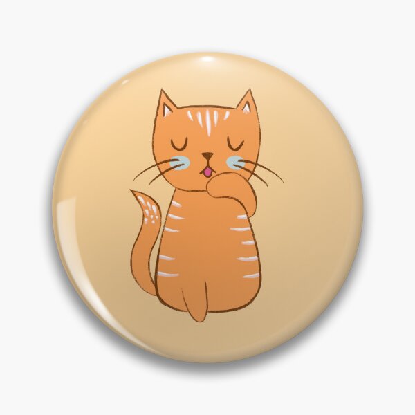 Item preview, Orange Grooming Cat designed and sold by GyngerGarza.