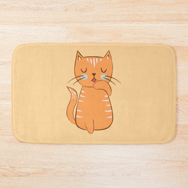 Item preview, Orange Grooming Cat designed and sold by GyngerGarza.