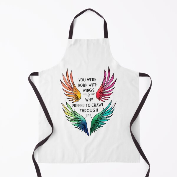 Item preview, You were born with wings, why prefer to crawl through life 13 designed and sold by Tom-Johnson.