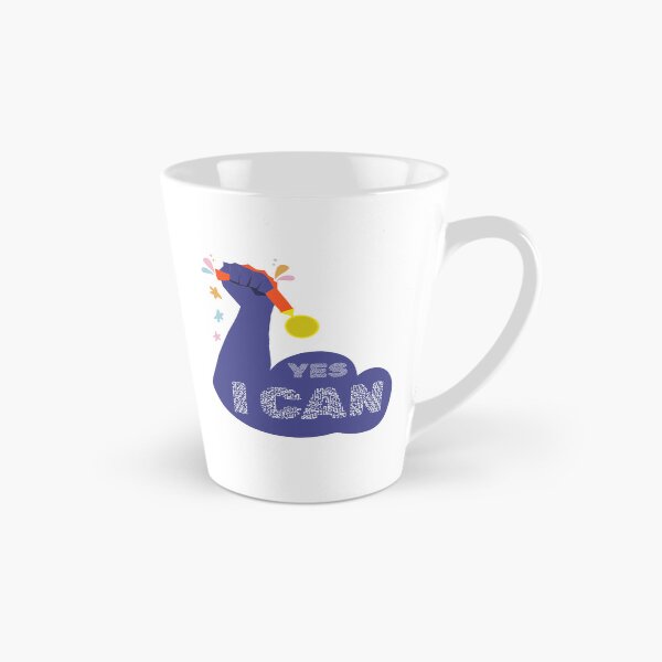 Item preview, YES I CAN – Bold Motivational Quote for Confidence and Determination designed and sold by ArtsyExplorer.