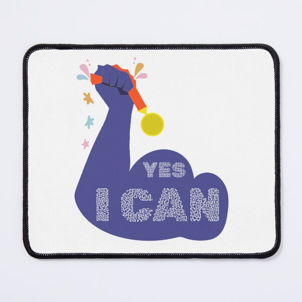 Item preview, YES I CAN – Bold Motivational Quote for Confidence and Determination designed and sold by ArtsyExplorer.