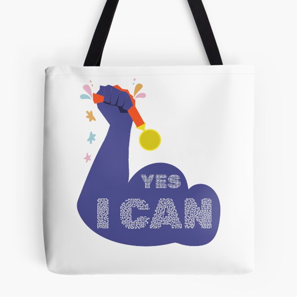 Item preview, YES I CAN – Bold Motivational Quote for Confidence and Determination designed and sold by ArtsyExplorer.