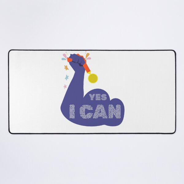 Item preview, YES I CAN – Bold Motivational Quote for Confidence and Determination designed and sold by ArtsyExplorer.