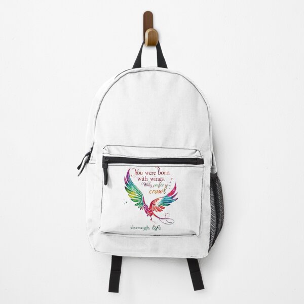 Item preview, You were born with wings, why prefer to crawl through life 14 designed and sold by Tom-Johnson.