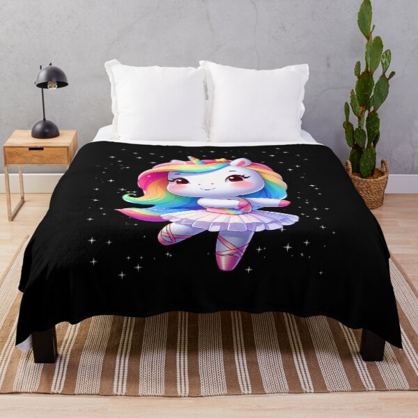 Item preview, Ballet Dancer Rainbow Unicorn Lover designed and sold by Kimberley King Art King Art.