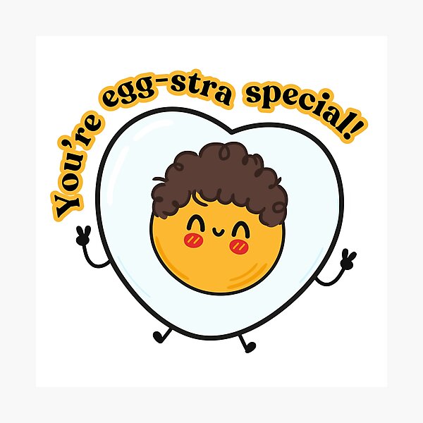 Item preview, You're Egg-stra Special Boy Funny Egg Stickers Meme Sunny Side Up designed and sold by mimicrafts516.