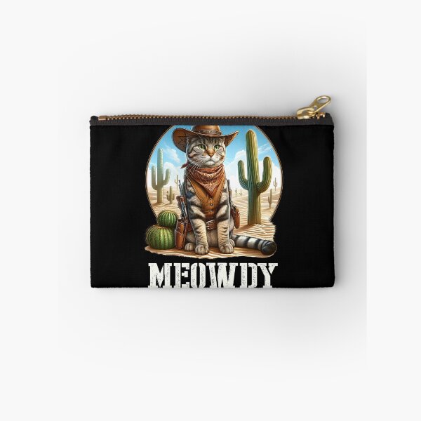Item preview, Meowdy Cat Howdy Western Kitten designed and sold by Kimberley King Art  King Art.