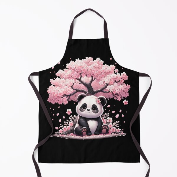 Item preview, Japanese Kawaii Panda Cherry Blossom Flower Tree designed and sold by Kimberley King Art  King Art.