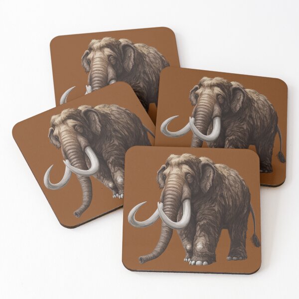Item preview, The mammoth has beautiful tusks. designed and sold by FluffyGallery.