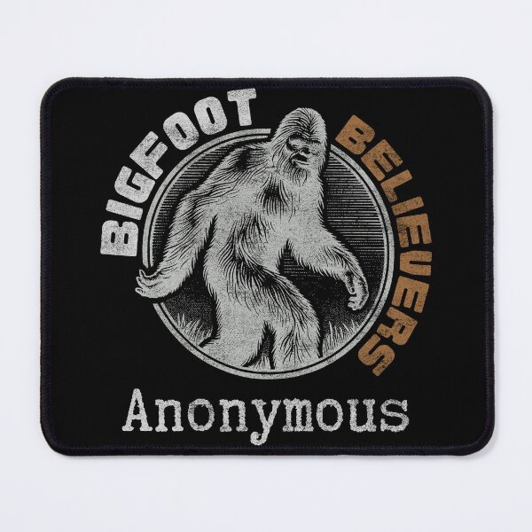 Item preview, Bigfoot Believers Anonymous | Funny Cryptid Hunter Club T-Shirt for Sasquatch Truthers & Wilderness Explorers designed and sold by boundlessly2art.
