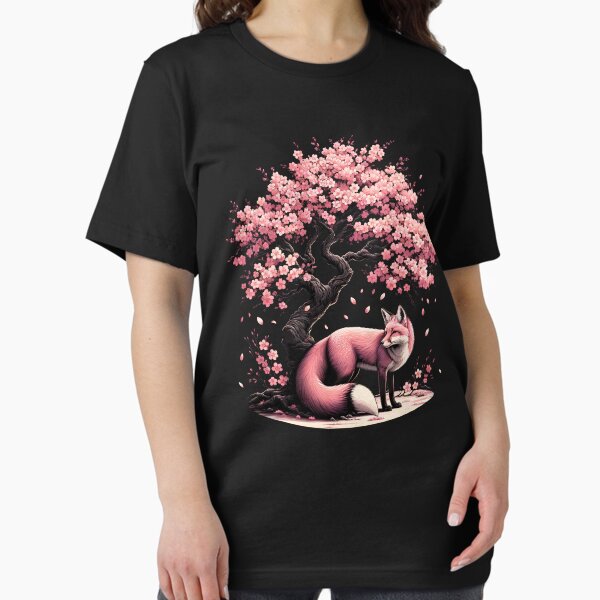 Item preview, Japanese Fox Cherry Blossom Flower Trees designed and sold by Kimberley King Art  King Art.