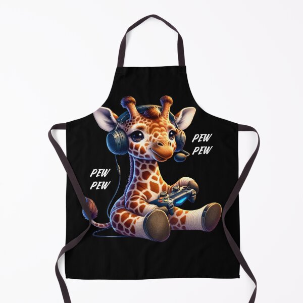 Item preview, Giraffe Video Game Gaming Nerd designed and sold by Kimberley King Art  King Art.