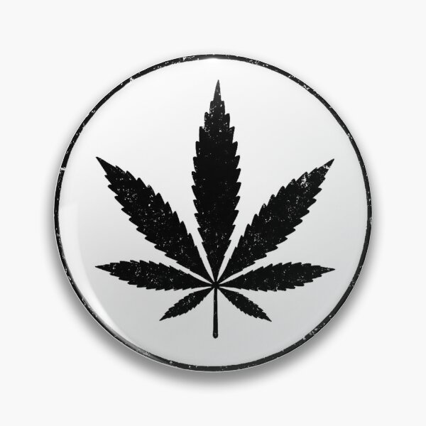 Item preview, Hemp leaf in a circle designed and sold by EchoOfSilence.