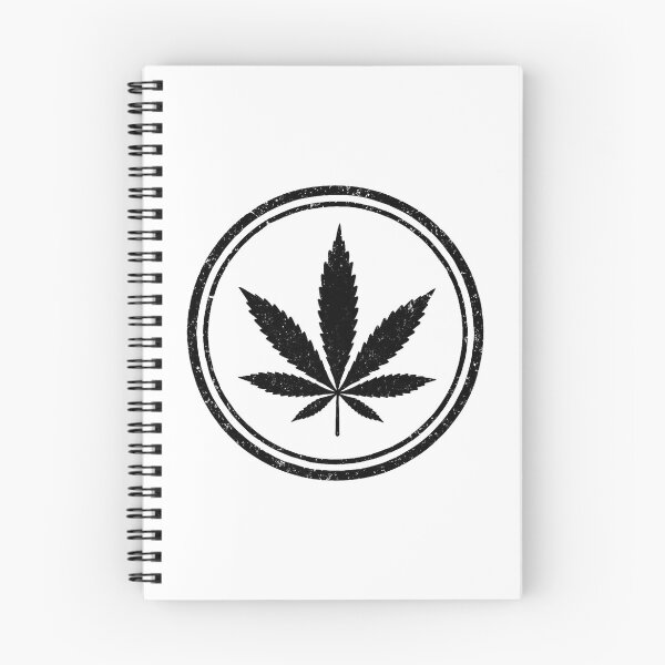 Item preview, Hemp leaf in a circle designed and sold by EchoOfSilence.