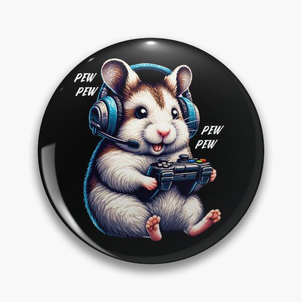 Artikelvorschau, Hamster Videospiel Gaming Nerd entworfen und verkauft von Kimberley King Art King Art.